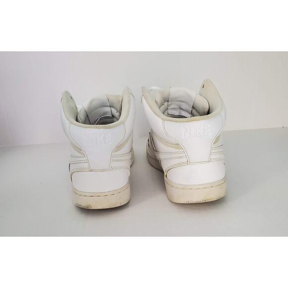 Nike Tennis Shoes White High Tops Size 9.5 - Picture 4 of 7
